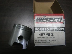 1976-1980 Yamaha YZ80 Wiseco Piston & Piston rings 457PS Standard bore - Picture 1 of 3