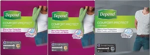 Depend Comfort Protect Inkontinenzhosen für Damen & Herren 54er / 60er Pack - Bild 1 von 10