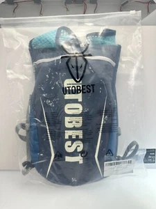 UTOBEST UTR104 Running & Cycling Vest Backpack Navy Blue Lightweight Hydration - Picture 1 of 4