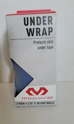 Cinta atlética preenvoltura de espuma deportiva para codo rodillas tobillos (azul) Foto 1 de 4