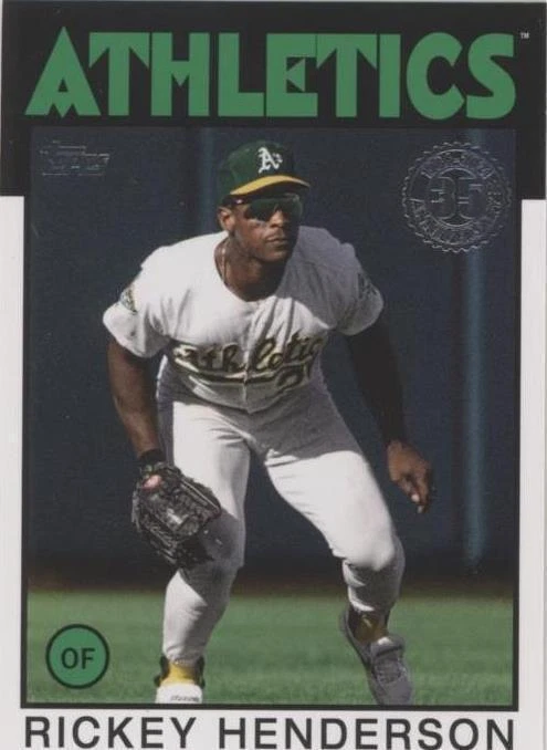 2021 Topps - Rickey Henderson #86B-80