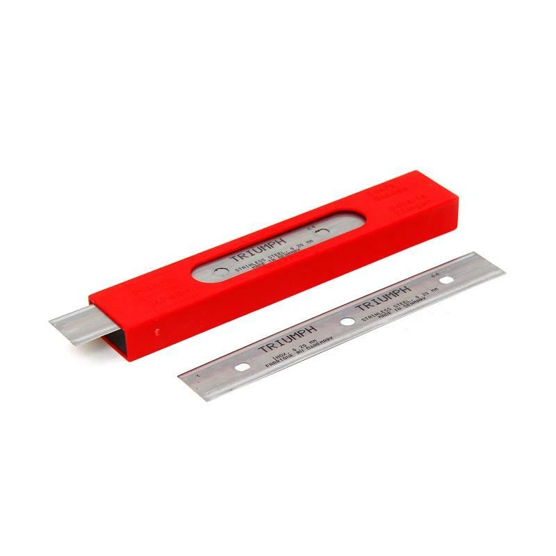 Triumph 6" Stainless Steel .20mm Razor Blades Scraper Window Film Tint (25 Pack)