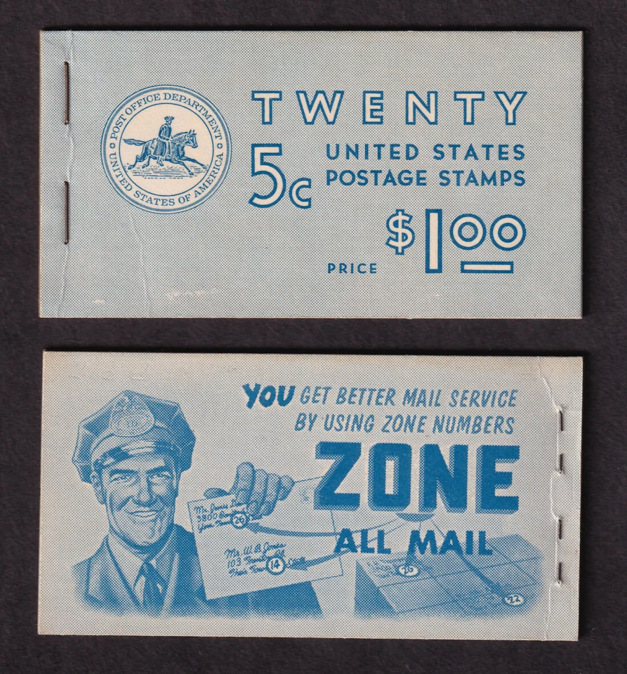 1963 Washington 5c BK111 (4 panes Sc 1213a) untagged MNH Slogan 2 CV $110 - Image 1 of 1