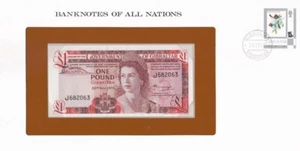 Gibraltar - 1 Pound 1975 UNC P. 20a Banknotes of all Nations in the envelope - Picture 1 of 2