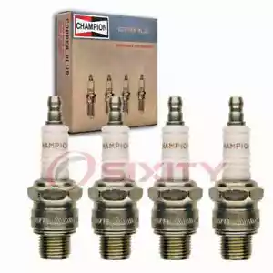 4 pc Champion Copper Plus 898 Spark Plugs for VR40FFM QL76V BUZHW 2147 vc - Picture 1 of 5