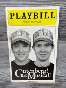 GUTENBERG, PLAYBILL, FEBRERO 2017, ACTOR’S PLAYHOUSE - Imagen 1 de 7