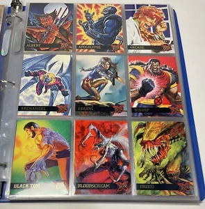 1995 Fleer Ultra X-Men COMPLETE Master Set - all base and subsets in binder MINT - Picture 1 of 4