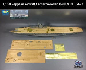 Trumpeter 1/350 DKM Graf Zeppelin Aircraft Carrier Wooden Deck Upgrade Set 05627 - Picture 1 of 11