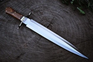 Coffin Handle Bowie Knife Full Tang Hunting Knife Survival Handmade Bowie Knife - Picture 1 of 2