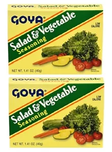 Goya Salad & Vegetable Seasoning 2 Pack - Picture 1 of 2