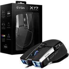 EVGA x17 Wired Customizable Gaming-Maus-USB Kabel Interface - 16000 DPI Movem