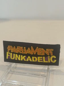 VTG Parliament Funkadelic Embroidered Logo Iron-On Patch George Clinton 70s Funk - Picture 1 of 9