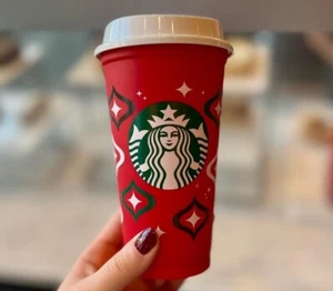 Starbucks Red Coffee Cup 2013 Limited Edition Christmas Mug Reusable Holiday - Bild 1 von 3
