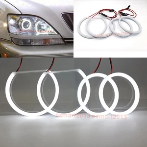 cotton LED halo ring for LEXUS RX330 RX350 RX400h 04-08 Toyota Harrier 03-12 DRL - Picture 1 of 15