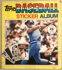 TOPPS BASEBALL STICKER YEARBOOK - 1981 Edition - Empty - No Stickers - Picture 1 of 3