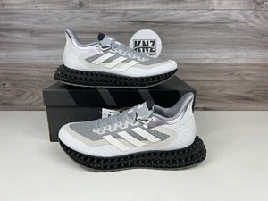 *NEW Women's Adidas 4DFWD White Grey Silver Matte Purple | size 8.5 | HP3204 - Picture 1 of 10