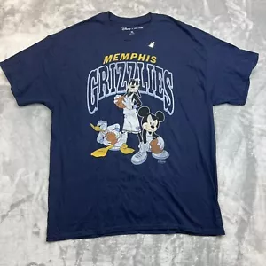 T-shirt Junk Food X Disney Memphis Grizzlies uomo taglia XL blu Topolino Pippo - Foto 1 di 7