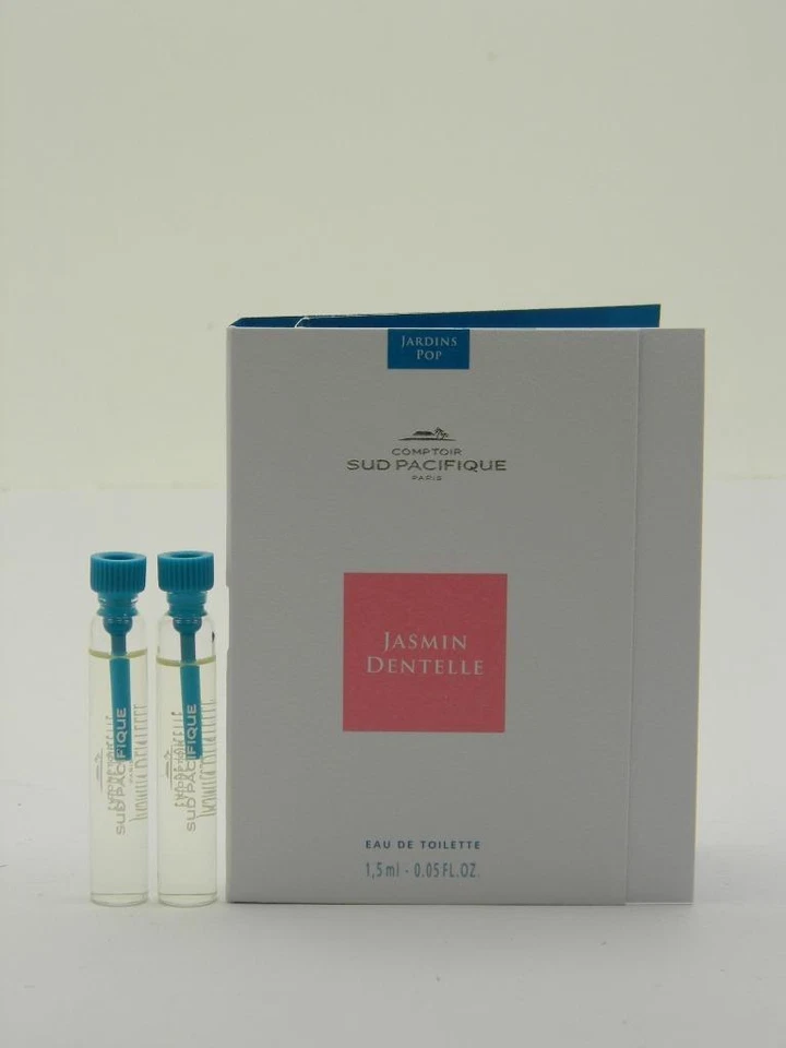 2 frascos Comptoir Sud Pacifique JASMIN DENTELLE 1,5 ml / 0,05 fl oz + tarjeta Foto 1 de 1