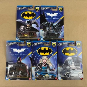 2024 Hot Wheels Batman Themed Set 16-20 1:64 Scale Diecast Cars Batmobile - Picture 1 of 12