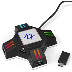 KX Keyboard and Mouse TYPE-C Adapter Converter for Switch / Xbox / PS4 / PS3 UD - Picture 1 of 4