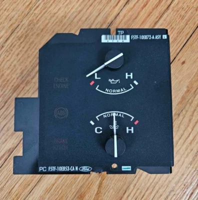 Ford Truck Bronco F150 1992-1997 tablero medidor de temperatura de presión de aceite sin tacómetro Foto 1 de 2