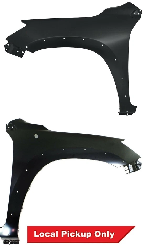 New Driver & Passenger Side Fender Set W/ Flare For 2006-2008 Toyota RAV4 Foto 1 de 4