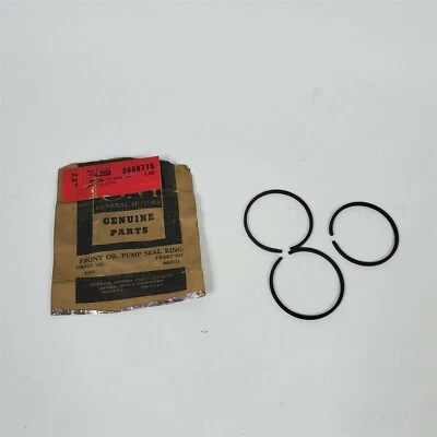 LOTE DE ANILLOS DE SELLADO DE ACEITE BOMBA DELANTERA TRANSMISIÓN Chevy Powerglide 50-61 3689775 nos Foto 1 de 3