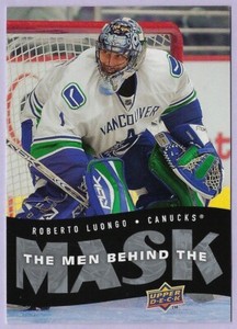 2007-08 Upper Deck The Men Behind the Mask #BM12 of Roberto Luongo
