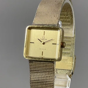 OMEGA De Ville Cal.625 RARE Manual Wind Vintage Unisex Watch Gold SS band - Picture 1 of 20