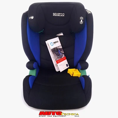 SEGGIOLINO BIMBO SPARCO BLU SK2000I ISOFIT OMOLOGAZIONE ECE R129/03 100-150 CM - Image 1 of 3