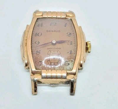 Reloj de pulsera mecánico vintage Benrus AT15 21 joyas para piezas o reparación Foto 1 de 4