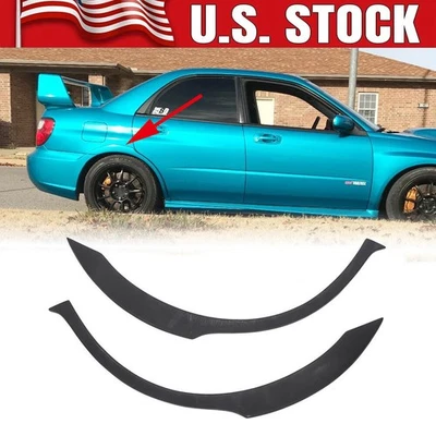 Protector de llamaradas de arco de rueda trasera PU para Subaru Impreza STI WRX 2002-2009 Foto 1 de 4