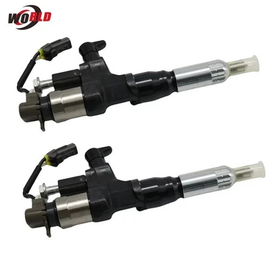 2x Diesel Injector For Hino 198 238 258 268 268A 308 338 338CT 358 500 7.7L — 第 1/4 张图片