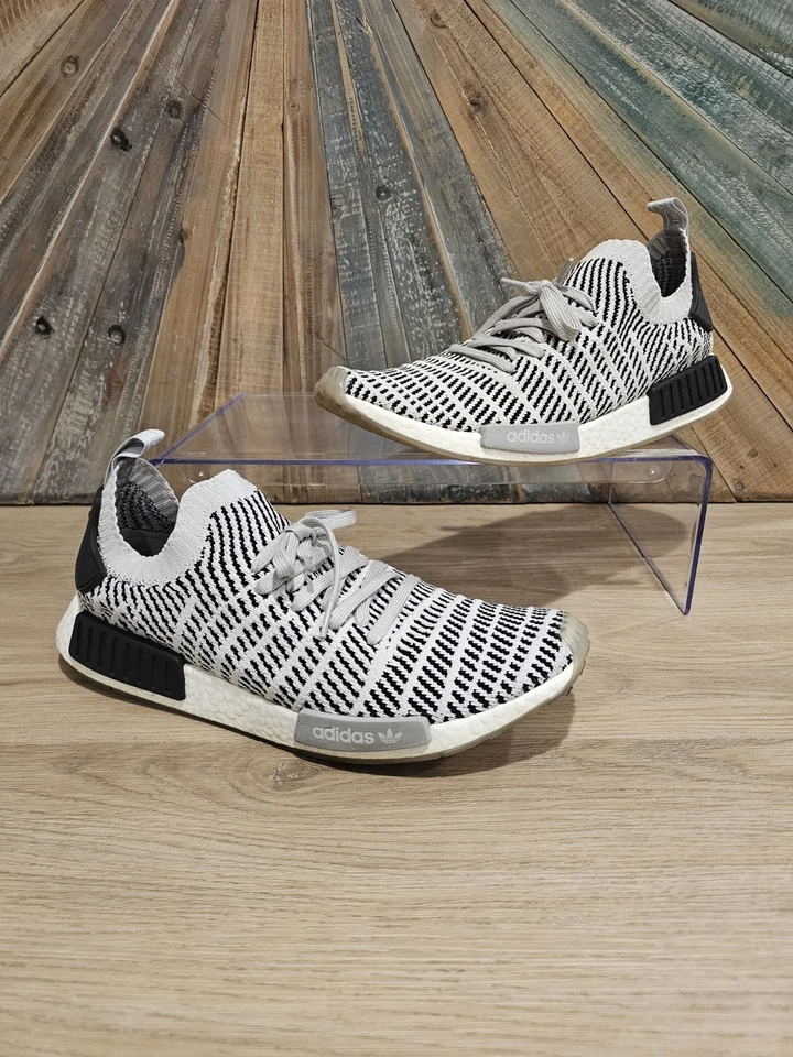 Adidas NMD_R1 STLT PK Primeknit Boost CQ2387 серый/черный кроссовки размер 13 - Изображение 1 из 4