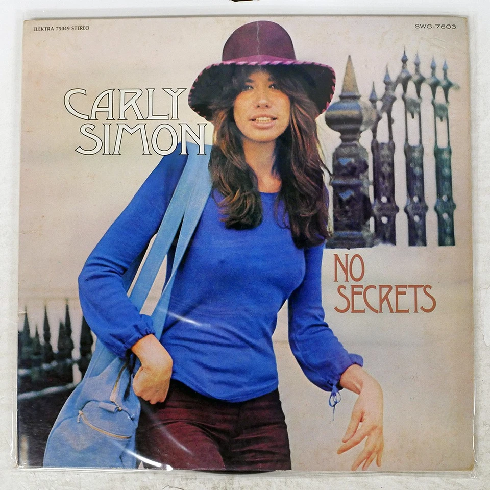 CARLY SIMON NO SECRETS ELEKTRA SWG7603 Japan INSERT GATEFOLD VINYL LP - Image 1 of 1