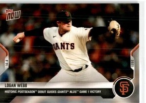 Topps Now Logan Webb #938 2021 - Imagen 1 de 2