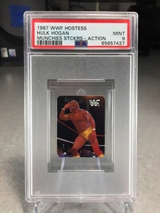 1987 Hostess WWF Stickers Hulk Hogan Action - PSA 9 **Read Note - Picture 1 of 2