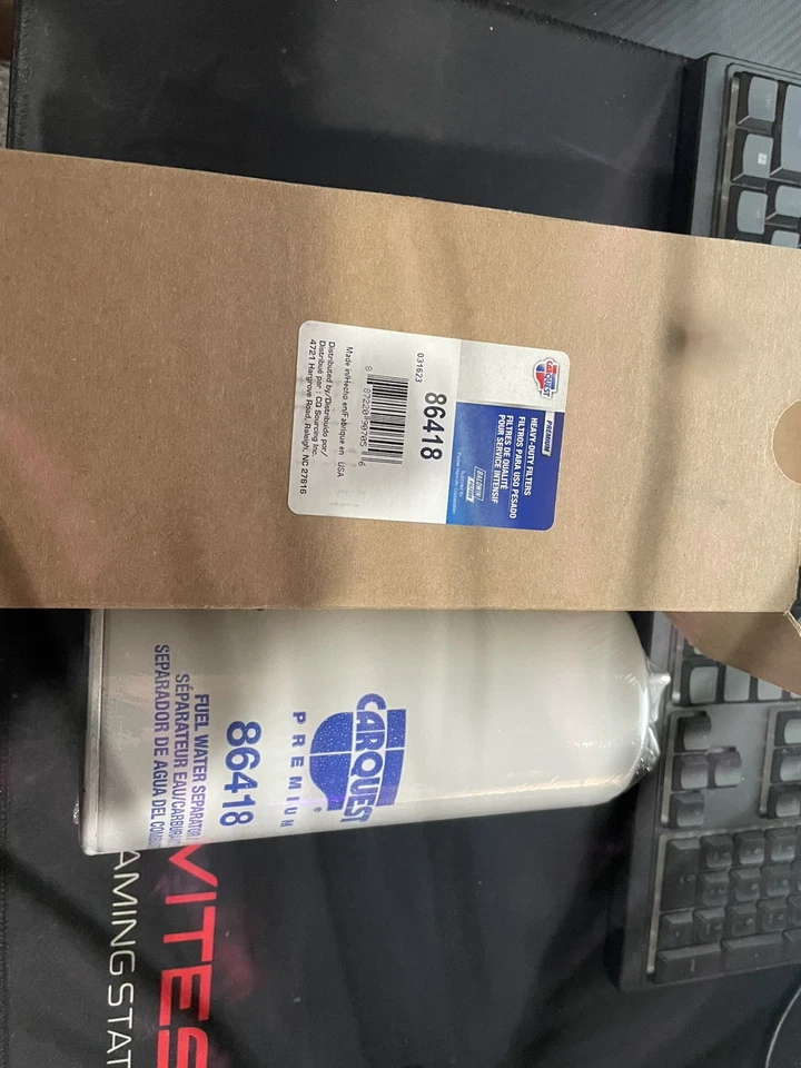 Filtro separador de agua combustible CARQUEST 86418 C6500 Kodiak, C7500 Kodiak, Kenworth Foto 1 de 1