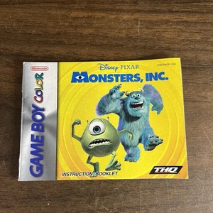 Monsters Inc. Nur Anleitung Nintendo Gameboy Color - Bild 1 von 6