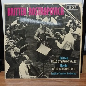 Rostropovich Britten Haydn Concerto British Decca SXL 6138 WBg Stereo ed2 - Bild 1 von 7