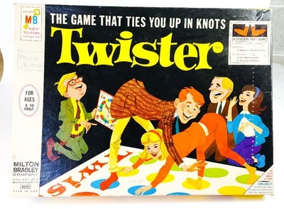 Milton Bradley Twister 1966 Juego Vintage Original 1ª Edición *Completo* Foto 1 de 3