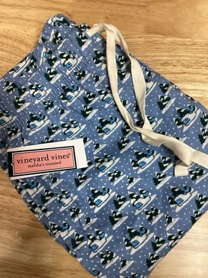 Pantalones de salón para hombre Vineyard Vines franela Yetis Forest Coastline XS Foto 1 de 4