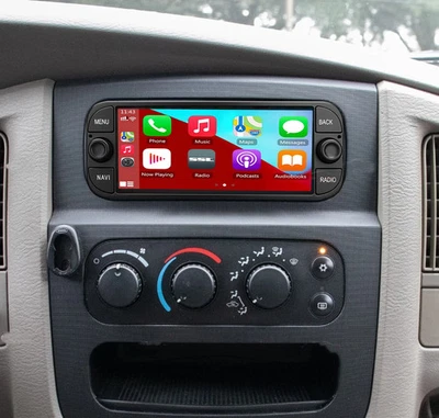 4+64G Android 15 CarPlay Car Stereo Radio For 2002-2005 Dodge Ram 1500 2500 3500 Foto 1 de 4