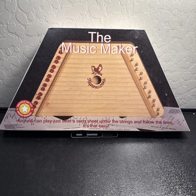 Nepenenoyka The Music Maker Lap Harp Dulcimer Musical Instrument and songs - Image 1 of 4