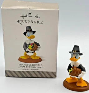 Disney Hallmark Ornament Thankful Donald Disney Thanksgiving Ornament - Bild 1 von 9