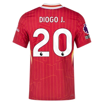 Liverpool Home Shirt Jersey 24/25 No. 20 Diogo Jota Size S-3XL