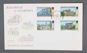 MayfairStamps Guernsey FDC 1976 Historical Buildings Combo First Day Cover aau_5 - Picture 1 of 2