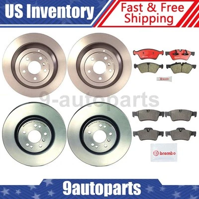Kit freno delantero trasero Brembo rotores pastillas cerámicas para Mercedes-Benz ML320 2007-2009 Foto 1 de 4