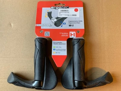 Ergotec ergonomische MF2 Komfort Griffe mit Barends 130/130mm schwarz - Bild 1 von 4
