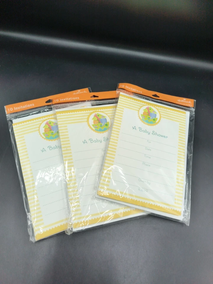 Hallmark Baby Shower Invitations With Kits Noah's Ark 40 Count